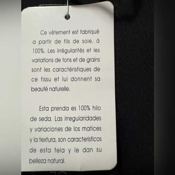 Jones, New York collection black 100% silk skirt size 10 zipper W 16 length 28 - Picture 9 of 12